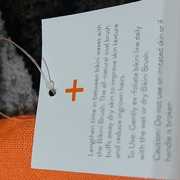 THE ALL NATURAL SISAL WET DRY BODY BIKINI BRUSH & POUCH PRICE FIRM - Picture 6 of 7